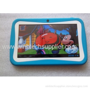 7 Inch 800x480 1024*600pix Android 4.1 Kids Tablet Pc Customized For Children Study Software Provide Multi-language 